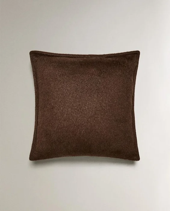 FUNDA COJÍN PELO en Marrón - Textiles, Uruguay | Zara Home, vista 4