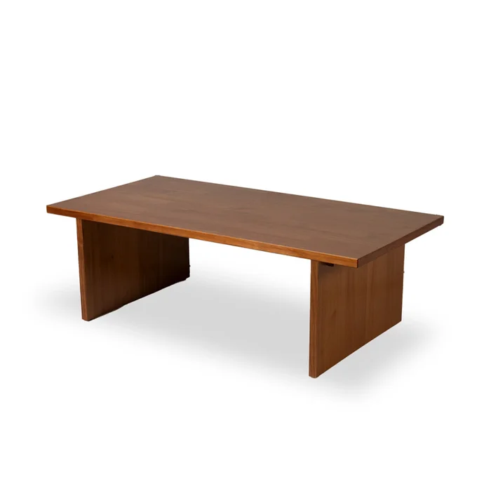 Mesa de centro Mori - Grande - Honey en Marrón - Mesas de living, Uruguay | Nyr
