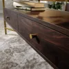 Mesa Ratona con Vidrio - Sauder en Marrón - Mesas de living, Uruguay | Ecowood, vista 3 de 5