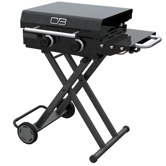 Barbacoa Plancha Acero-inoxidable Charbroil Plegable en Negro - Exterior, Uruguay | Divino, vista 3
