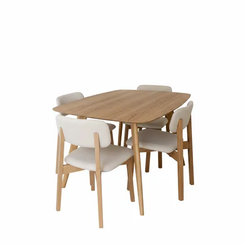 Juego de Comedor Mesa Almendra + 4 silla Classic - Sillas, Uruguay | Berna home