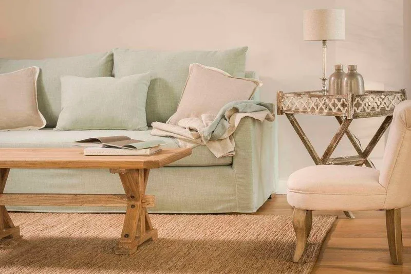 SILLON SOFIA - LINO ANTIMANCHAS MINT en Verde oliva - Sillones y sofás, Uruguay | La Iberica, vista 6