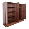 Placard Ropero 4 Puertas Madera Marron Agata Ii en Marrón - Roperos y placares, Uruguay | Divino, vista 10 de 10