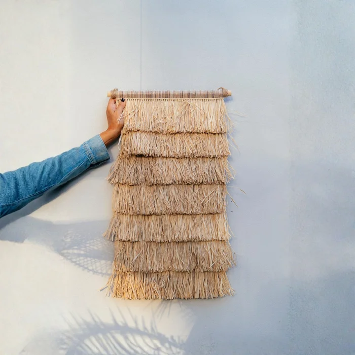 Wall Deco de Sisal Tejido Zefira - Decoración de pared, Uruguay | Casakos, vista 2