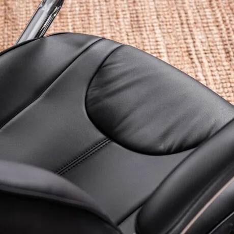 Silla De Oficina Rt-359b Negra - Negro en Negro - Escritorios y sillas de escritorio, Uruguay | Aihaus, vista 2