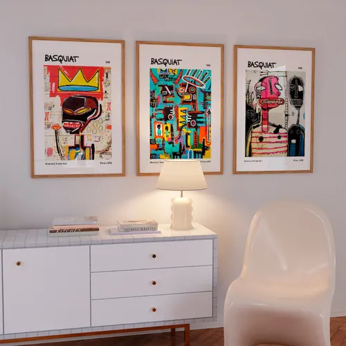 Basquiat N.01 en Multicolor - Láminas, Uruguay | La Cuadrería