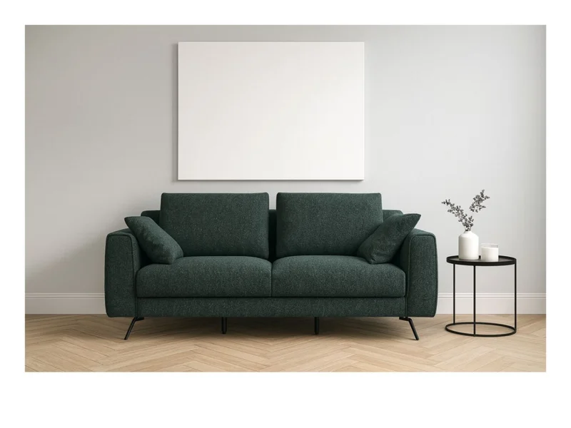 Sofa 3 cps MAGNUS - Verde Oscuro en Verde - Sillones y sofás, Uruguay | Finkel, vista 3