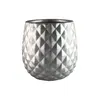 MACETA CERAMICA 13.5X13.5X13CM "ROMBOS" PLATEADO en Plateado - Macetas, Uruguay | Koz, vista 1 de 2