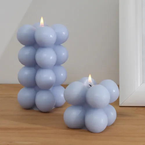 Vela Burbujas 5,5×5,5 - Velas y Portavelas, Uruguay | Tiendas Montevideo