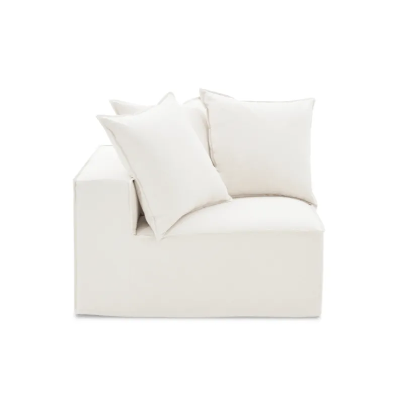 ESQUINERO NEW LA BARRA LINO en Blanco - Sillones y sofás, Uruguay | Masinfinito Casa