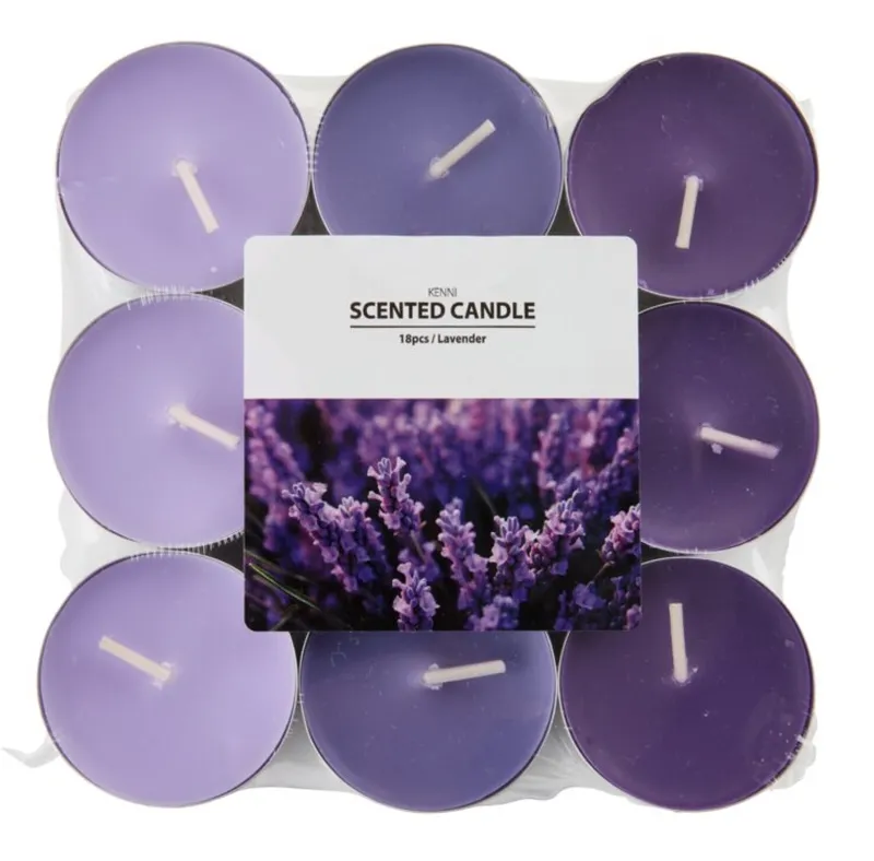 Velas tealights KENNI 18 piezas/paquete lavanda en Violeta - Velas y Portavelas, Uruguay | JYSK
