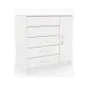 Comodas Cajoneras 5 Cajones 1 Puerta Dormitorio Blanco 151 en Tabaco – Demolición – Blanco - Sillones y sofás, Uruguay | Soy Hogar, vista 3 de 8