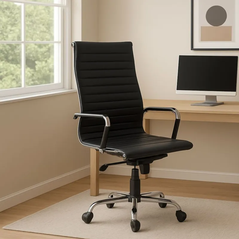 Silla de oficina Flex - Blanco en Blanco - Sillas de escritorio, Uruguay | La Cueva Muebles