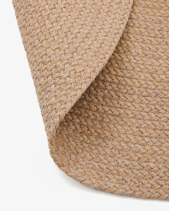 Alfombra Despas en fibras sintéticas beige Ø150 cm - beige Ø150 cm en Beige - Muebles para el exterior, Uruguay | Kavehome, vista 6