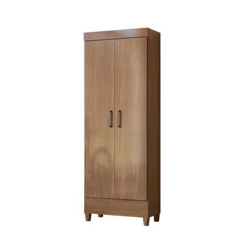 Ropero 2 puertas - Terminación Jequitibá - Linea FIT en Madera natural - Roperos y placares, Uruguay | Rústico Hogar