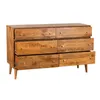 Comoda 6 Cajones Madera-de-mango Marron Parker en Marrón - Cómodas, Uruguay | Divino, vista 4 de 6