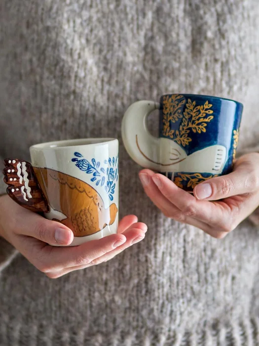 Taza Hezha azul en Azul - Decoración, Uruguay | Martinika Deco, vista 3