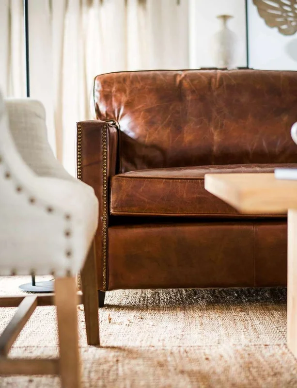 SILLON CUERO ITALIANO - 3 CUERPOS en Marrón - Sillones y sofás, Uruguay | La Iberica, vista 19