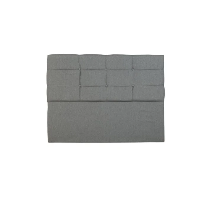 Respaldo London - 2 Plazas 1.40 - Gris en Gris - Respaldos de cama, Uruguay | Rústico Hogar, vista 3