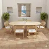 Juego de Comedor Mesa Arco Crudo 180cm +6 Silla Ivy - Sillas, Uruguay | Berna home, vista 2 de 6