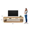 Rack tv Sala Cronos 220cm con tira Led MDF/MDP - Muebles para TV, Uruguay | Balton, vista 12 de 14