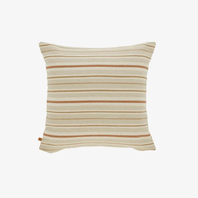 Almohadón Sydelle 45 x 45 cm de rayas - beige en Beige - Textiles, Uruguay | Kavehome