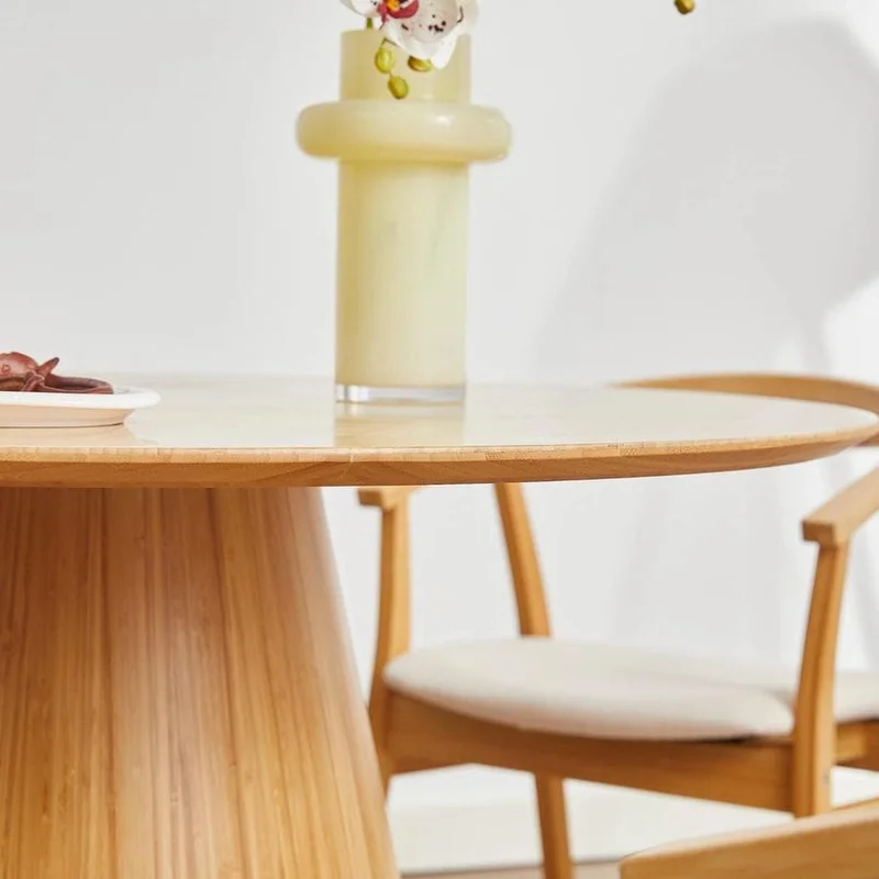 Mesa Sicilia en Madera natural - Muebles, Uruguay | Uruguay Bamboo, vista 4