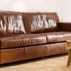 SILLON CUERO ITALIANO - 3 CUERPOS en Marrón - Sillones y sofás, Uruguay | La Iberica, vista 1 de 30