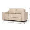 Sofá Colorado - Cuero Básico - 2 cuerpos - Arena - (Preventa) en Beige - Sillones y sofás, Uruguay | NYR, vista 3 de 3