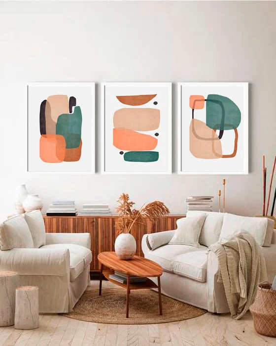 Abstractos Neutros N.8 en Multicolor - Láminas, Uruguay | La Cuadrería, vista 3