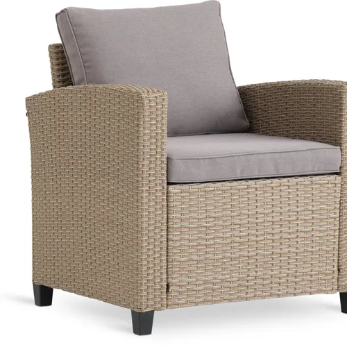 Sillón de exterior AGERMOSE natural en Madera natural - Muebles para el exterior, Uruguay | JYSK