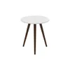 Mesa De Living Lateral Redonda Patas Altas 100% Mdp - Mesas de living, Uruguay | Lais Muebles, vista 1 de 3