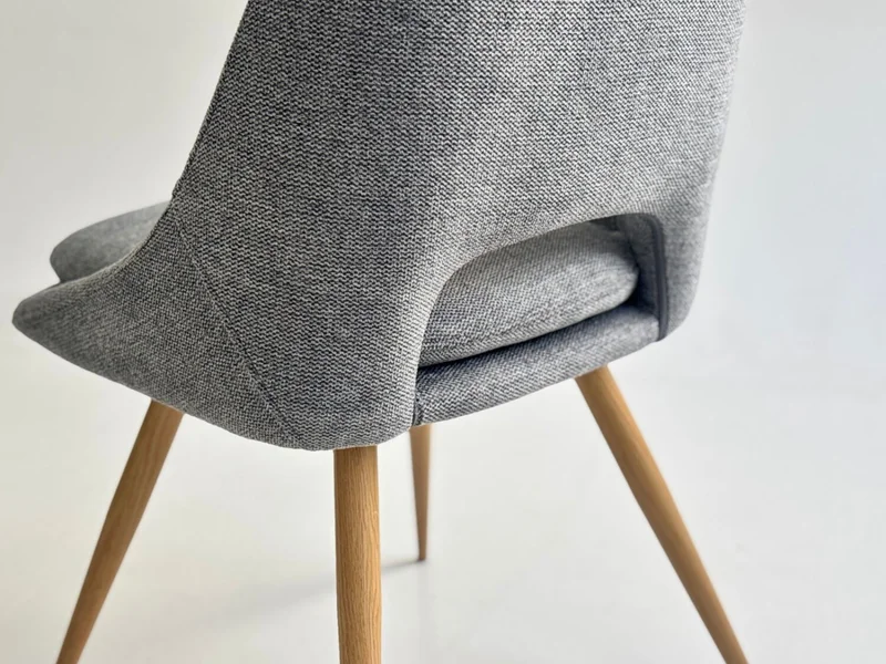 Silla CYNTIA en Tela - Gris en Gris - Sillas, Uruguay | Finkel, vista 3