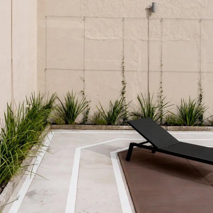 Reposera de Exterior - Rhodas en Negro - Sillas, Uruguay | Walnut, vista 3