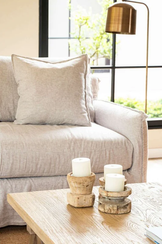 SILLON ALMA LINO GRIS CLARO - 2.30 MTS en Gris - Sillones y sofás, Uruguay | La Iberica, vista 8