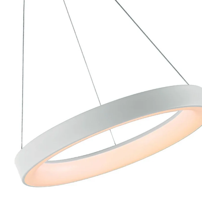 Colgante Led Dimerizable Phoenix 17W 45 cm Blanco en Negro - Lámparas colgantes, Uruguay | Serlux, vista 3