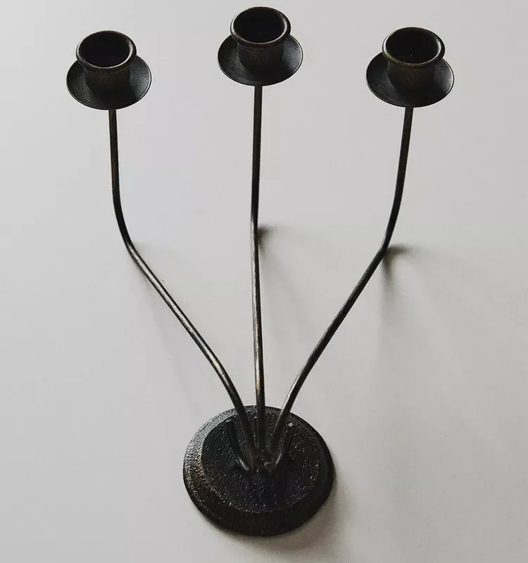 CANDELABRO TRIPLE HIERRO - Velas y Portavelas, Uruguay | Zara Home