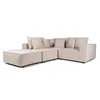 Sofá Modular Maia (4 módulos) - Tela Microfibra - 12072 (Beige) en Beige - Sillones y sofás, Uruguay | NYR, vista 3 de 7