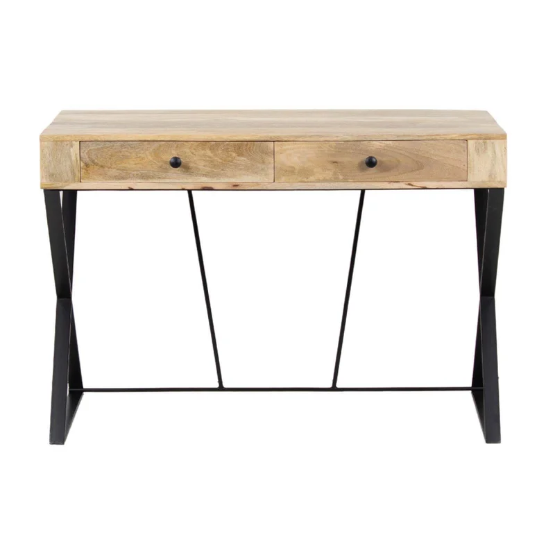 Escritorio Madera-de-mango Marron Bingley en Madera natural - Escritorios y sillas de escritorio, Uruguay | Divino, vista 3