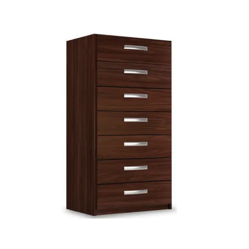 Comodas Cajoneras 7 Cajones Dormitorio Negro 078 en Negro - Cómodas, Uruguay | Soy Hogar