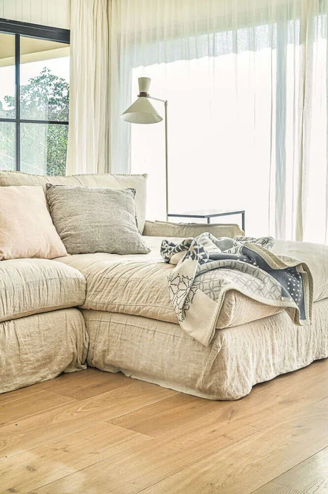 SILLON ALMA RINCONERO XXL - LINO CRUDO en Blanco - Sillones y sofás, Uruguay | La Iberica, vista 11