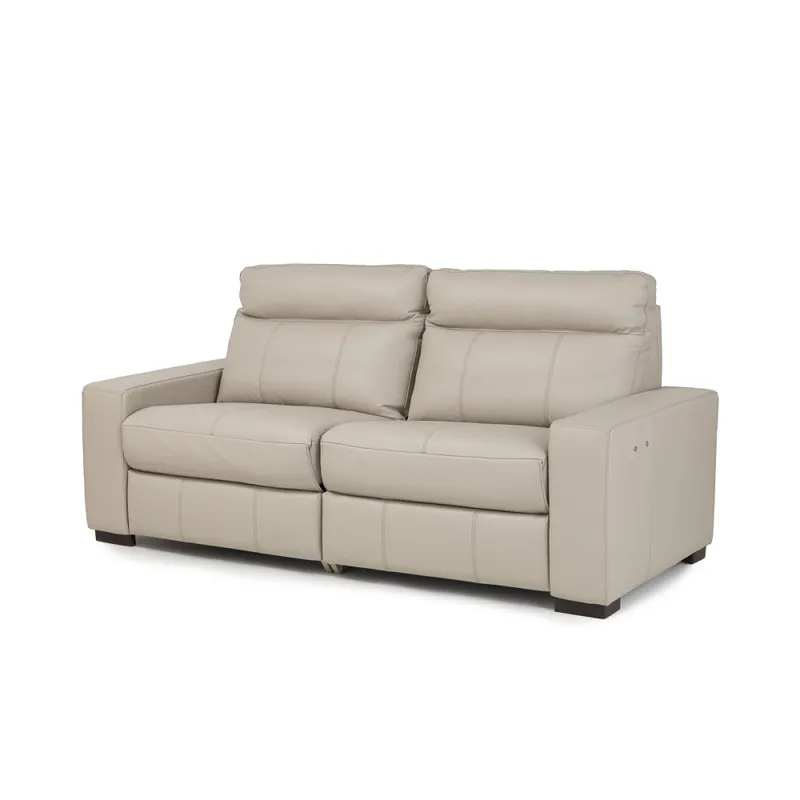 Sofá Bora (Reclinable eléctrico) - Cuero Básico - 2 cuerpos - Arena - (Preventa) en Beige - Sillones y sofás, Uruguay | NYR