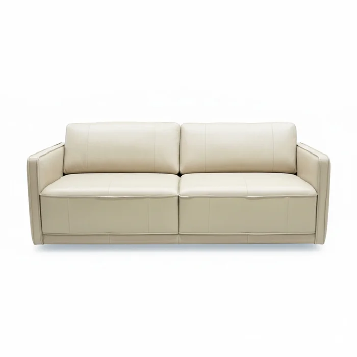 Sillón Positano - 3 Cuerpos 100% Cuero - Arena en Beige - Sillones y sofás, Uruguay | Rústico Hogar, vista 3