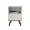 Mesa De Luz Linea Retro Living Dormitorio 1 Cajon Bl Rt3019 - Mesas de luz, Uruguay | Soy Hogar, vista 1 de 12
