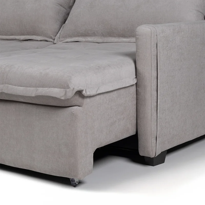 Sofá Cama Oliver - Tela Microfibra - 12074 (Ceniza) en Gris - Sillones y sofás, Uruguay | Nyr, vista 7