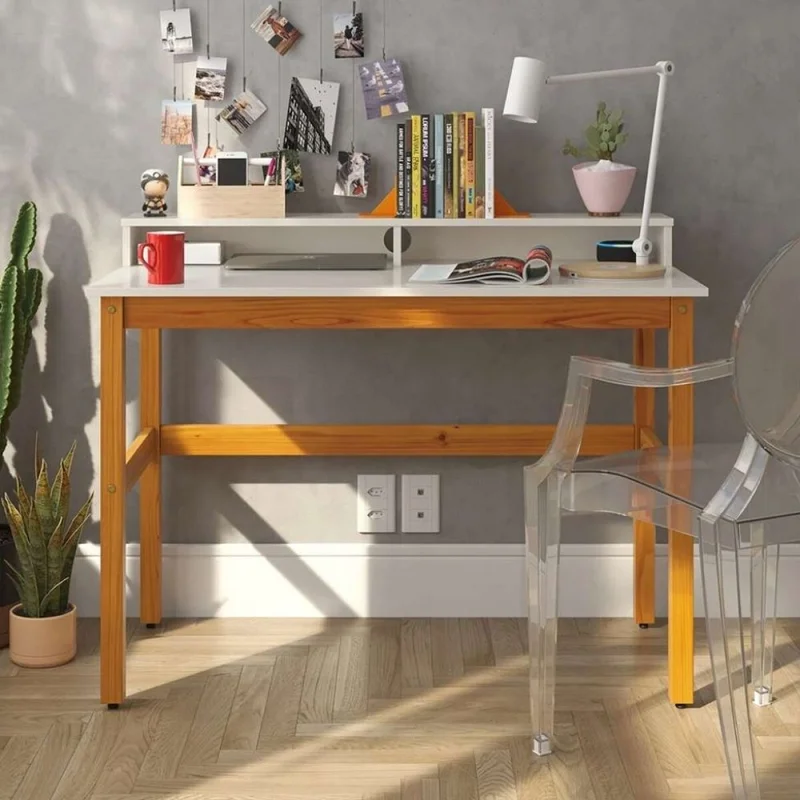 Escritorio California - Off Withe en Beige - Escritorios y sillas de escritorio, Uruguay | La Cueva Muebles, vista 3