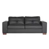 SOFA 100% CUERO - 3 CUERPOS - MODELO DOMINI - NEGRO en Negro - Sillones y sofás, Uruguay | Champagne Home, vista 2 de 5