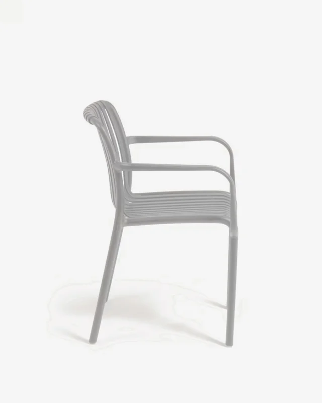 Silla de exterior Isabellini - gris claro en Gris - Sillas, Uruguay | Kavehome, vista 8