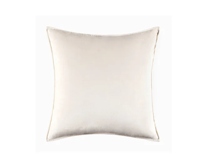 Almohadón Velvet Beige con borde en Beige - Textiles, Uruguay | Finkel, vista 3