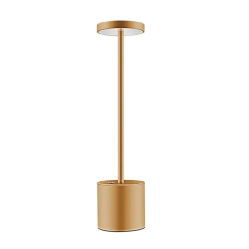 Lampara de Mesa Chad (Dorado) en Dorado - Lámparas de mesa, Uruguay | Casa Brava